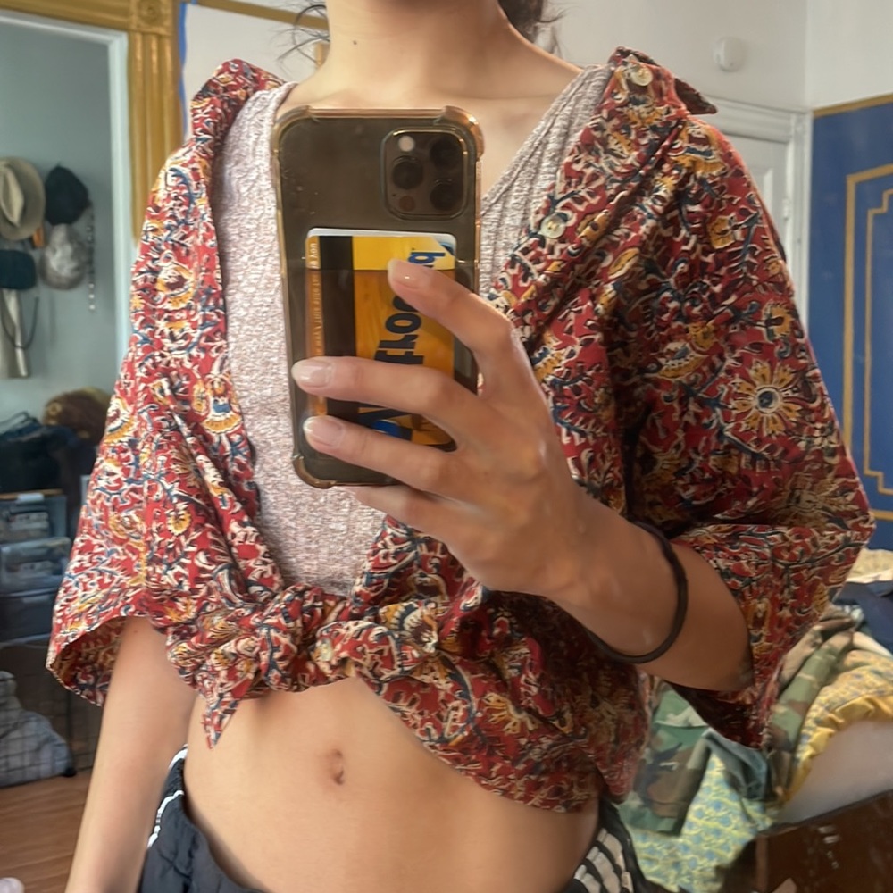 [VINTAGE] Cute Pattern Shirt